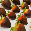 Chipotle spiced chocolate covered strawberries